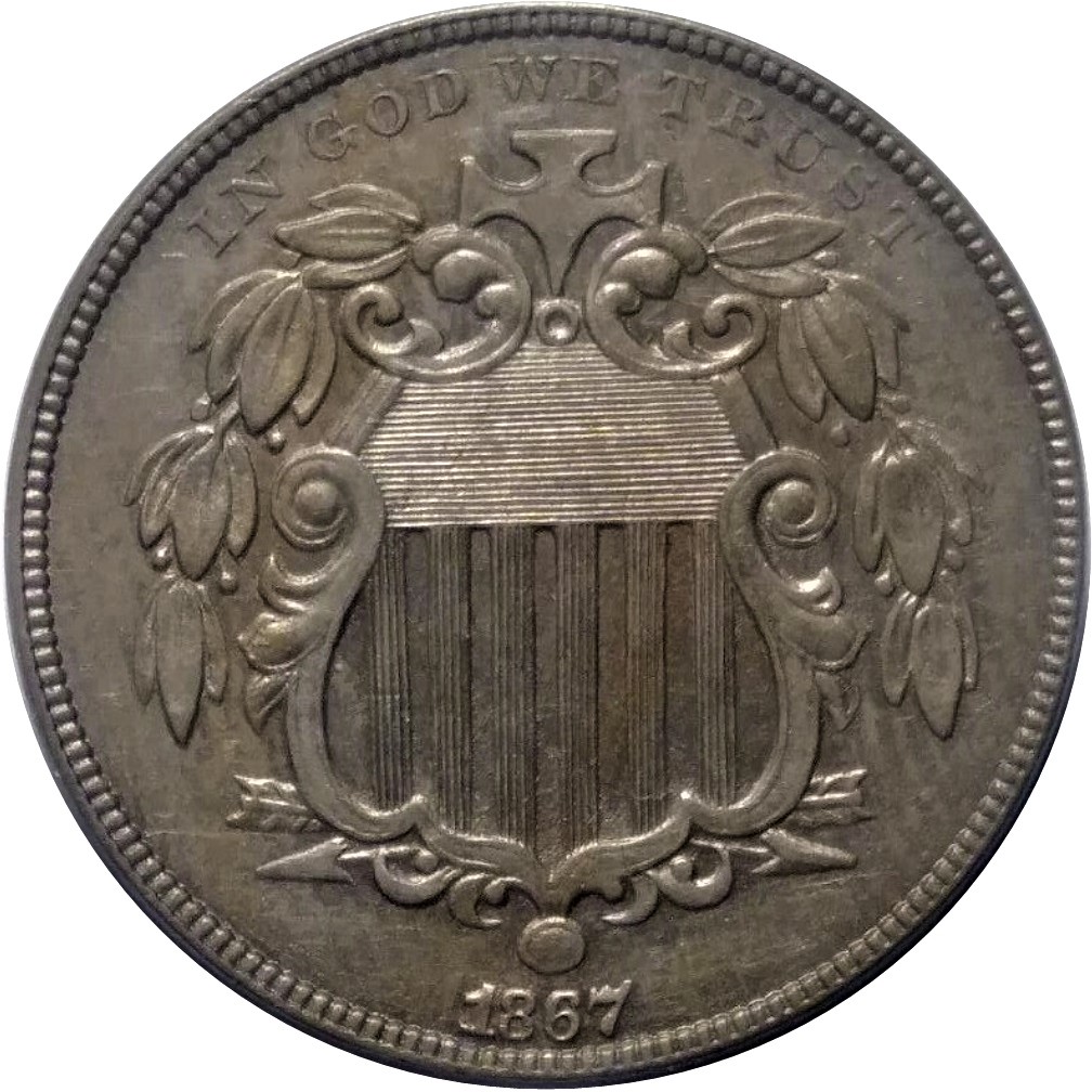 1867-Shield-Nickel-No-Rays